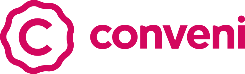Conveni logo roze horizontaal